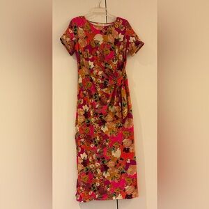 Floral Pink Midi Dress - Pippa by Sézane